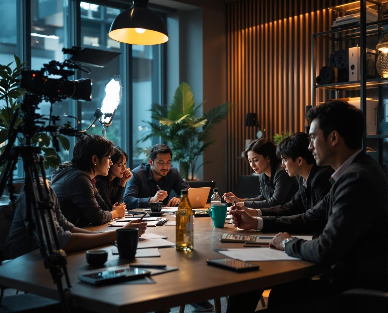 光明影院公司办公环境